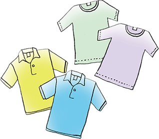 シャツのイラスト