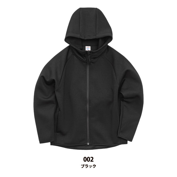 T/R ダンボールニット フルジップ パーカ