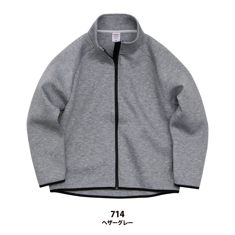 T/Rダンボールニット フルジップ スタンドジャケット