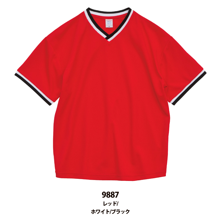 ◆ドライアスレチック ルーズフィット ラインリブ Tシャツ