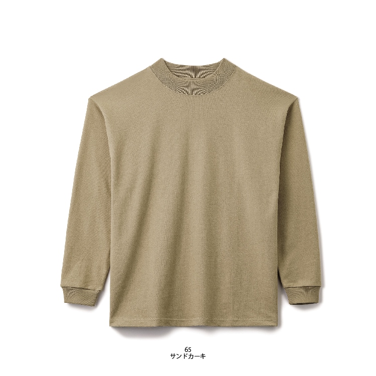 スーパーヘビーウェイトモックネックTシャツ